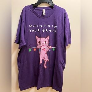 Nathan W Pyle Shop shirt. Size Large. Purple.